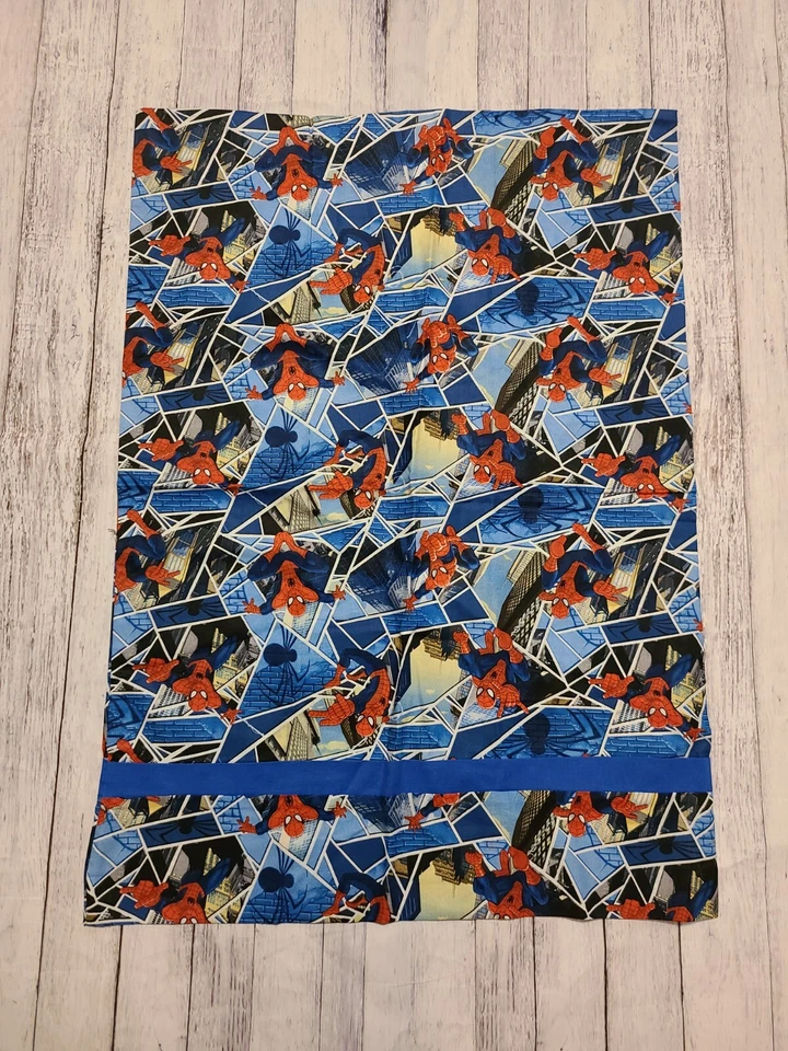 Set Of 3 SPIDER MAN/Superhero Handmade Pillowcases - New! - Image 2 of 3