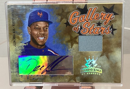 2005 DONRUSS DWIGHT GOODEN DIAMOND KINGS CERTIFIED AUTO AUTOGRAPH JERSEY 31/50 - Picture 1 of 3
