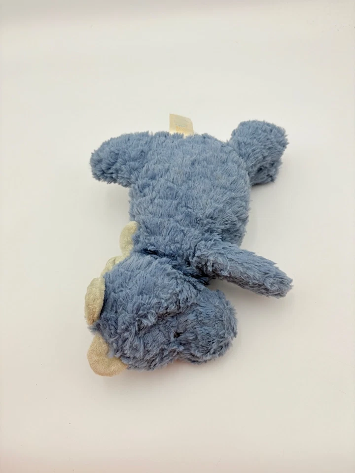 Peluche de dinosaurio azul Carters Just One You peludo difuso espigas verdes juguete para bebé Foto 4 de 4