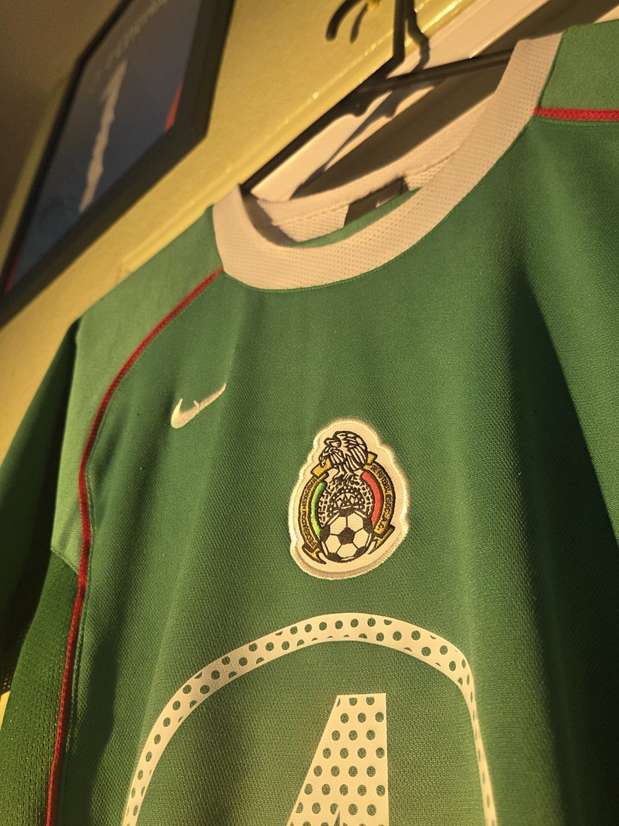 Vintage Mexico Rafael Márquez Total 90 Nike Soccer Jersey (Size