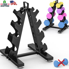 Tomcare 6-Tier 5-Tier 4-Tier Dumbbell Rack Stand Only, Weight Rack for Home Gym