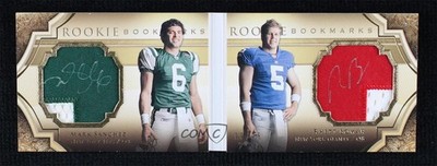 2009 Exquisite Collection Rookie Bookmarks /35 Rhett Bomar Mark Sanchez Auto 0e8