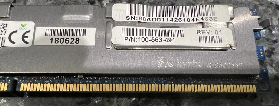 SK Hynix 32GB DDR3 PC3-10600R ECC Registered - Image 2 of 4