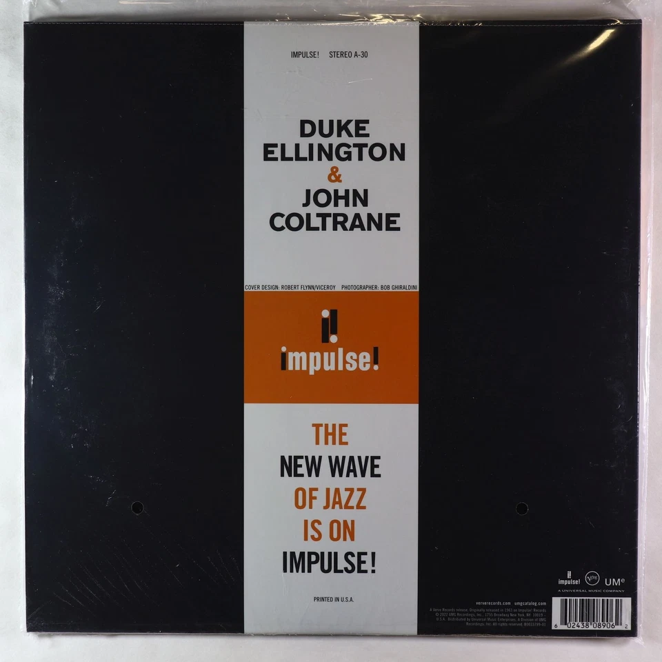 Duke Ellington & John Coltrane - S/T LP - Impulse/Verve/UMe 180g Reissue SEALED - Image 2 of 2