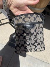 Coach Signature Zip File Crossbody Bag - Style F29210