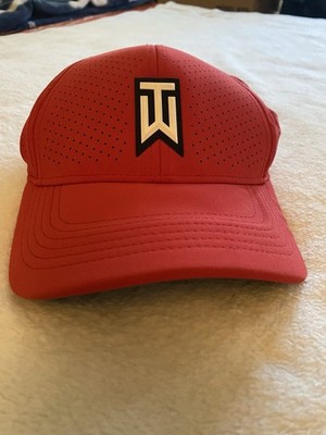 Tiger Woods Hat Men Medium Stretch Golf Swoosh Nike Mesh Hype Hip Gym Core Cap