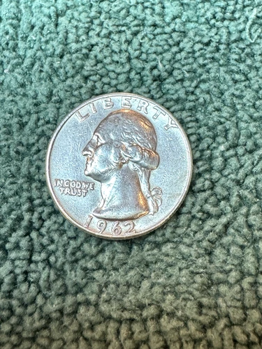 1962 D Washington Quarter 90% Silver Very Fine