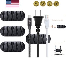 Cord Organizer Cable Organizer Cable Clips Cord Holder for Desk Management Wi...