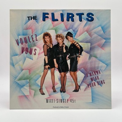 The Flirts - Voulez Vous / I Wanna Wear Your Ring - 12 Maxi Single Vinyl - VG+