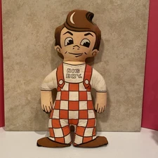 Vintage Bob's Big Boy Mascot Plush Pillow Doll Restaurant