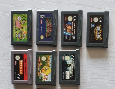 Gameboy Advance 7 Spiele - Maya the Bee - Pac Man - Super Tertris Delux uvm