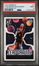 2024 PANINI DONRUSS ZERO GRAVITY #2 SHAI GILGEOUS-ALEXANDER PSA 9