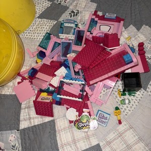 LEGO Shopkins, Pink And White Legos Mixed Lot
