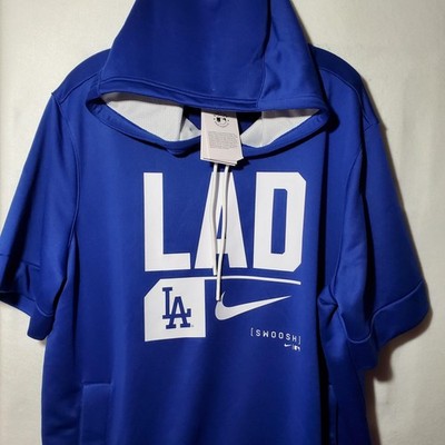 Los Angeles Dodgers Hoodie Mens XL Blue MLB Baseball Nike LAD Swoosh Pullover