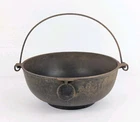 ERIE Cast Iron Scotch Bowl Bail & Ring #3 Pre Griswold - Unrestored - As Is