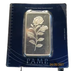 Pamp Suisse ROSE 100 Gram Siver Bar, ULTRA Low Serial # 149 LOWER PRICE!!!