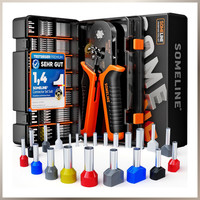 Crimpzange Set Sechskant 21 Arten 0,25-10Mm² AderendhüLsen Selbsteinstellend