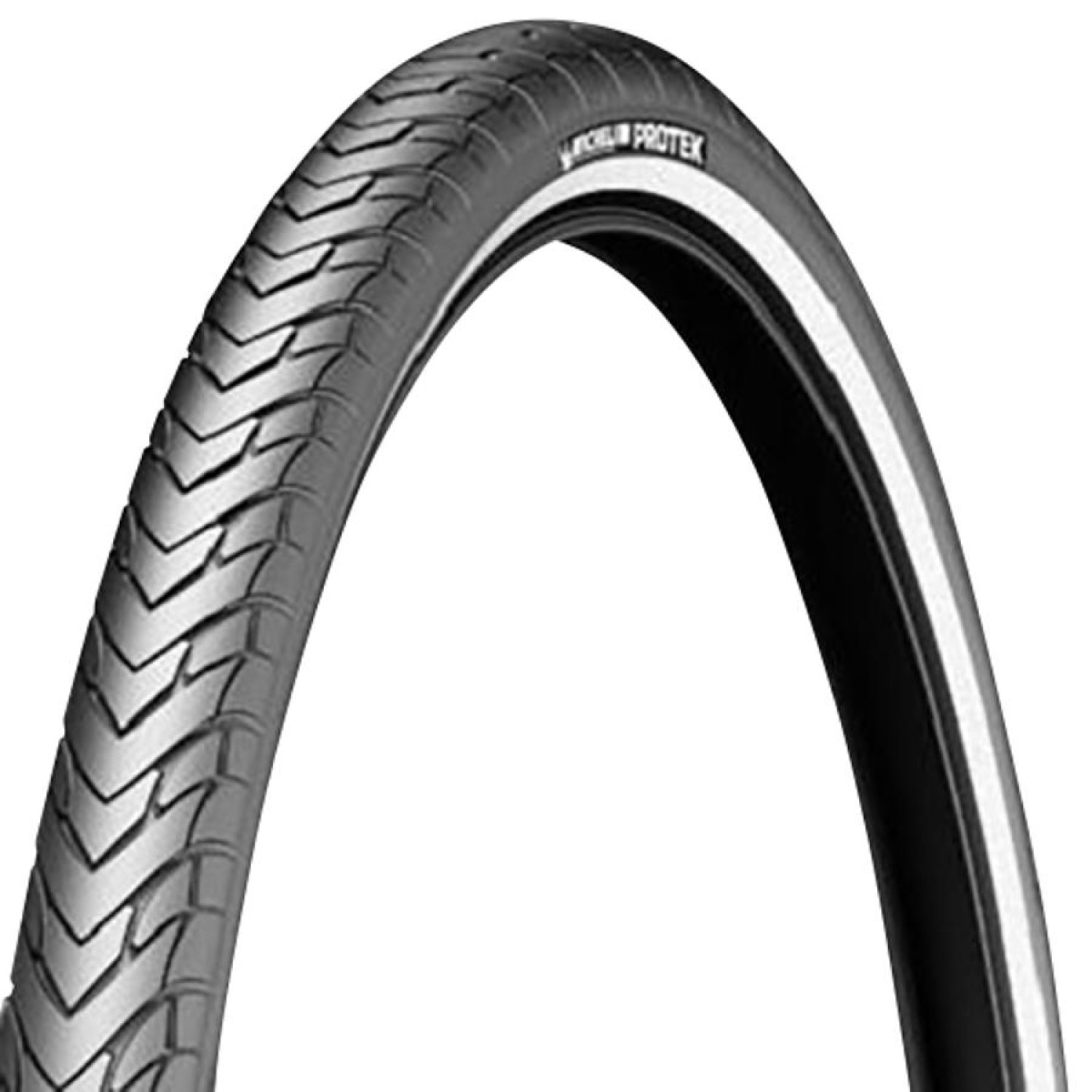 Pneu VTC Urbain Michelin Protek 700x35 Noir Réflex Tringle Rigide Anti-Crevaison