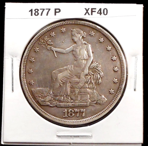 1877-P  TRADE Dollar "Nice Type Coin" - Choice  XF Condition