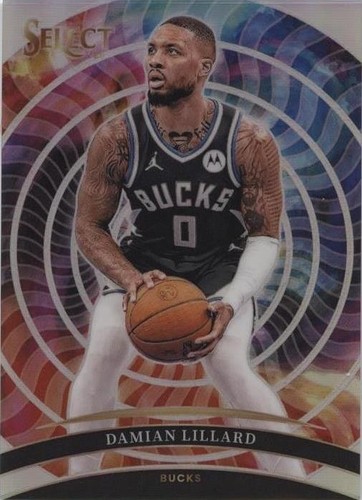 2024-25 Panini Select Courtside Damian Lillard #227 Orange 