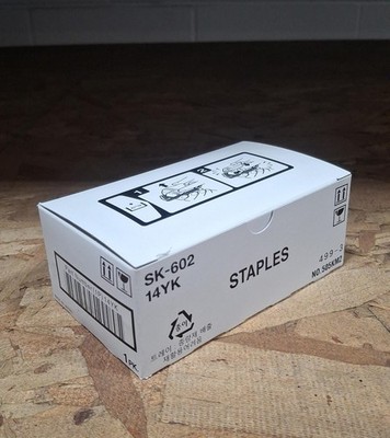Genuine Konica Minolta 14YK / SK-602 / SK602 Staples (Box of 3) for Bizhub 215