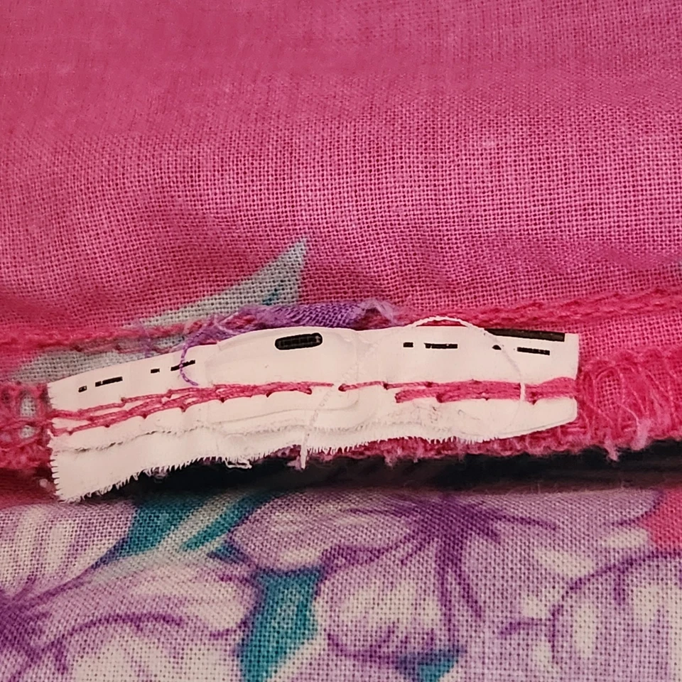 Vestido Hawiiano United Colors of Benetton Niñas Talla 9/10 Floral Rosa Caliente Algodón Foto 4 de 4