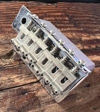 Vintage 1980  s Fender Stratocaster Guitar Tremolo Bridge with Heavy Steel Block