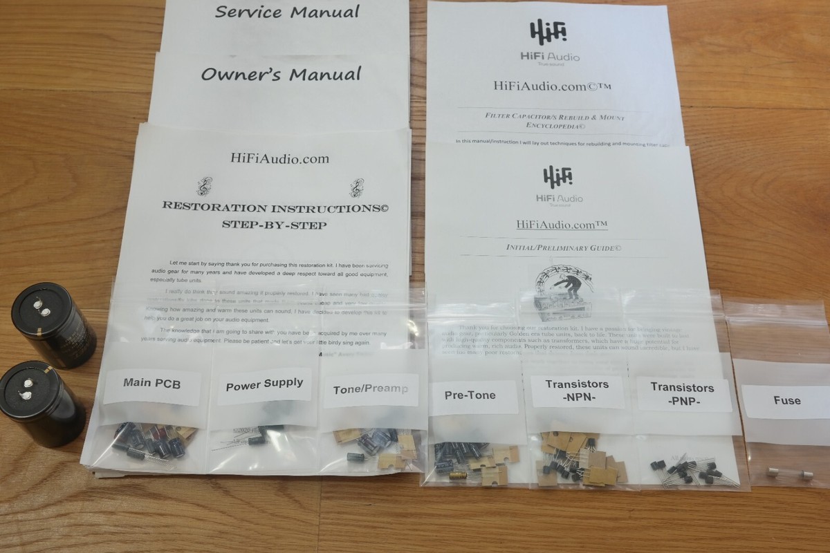 Marantz 1070 rebuild restoration recap service kit fix repair