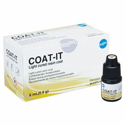 Shofu COAT IT Light Cured Resin Coat 6ml bottle Protective seal dental