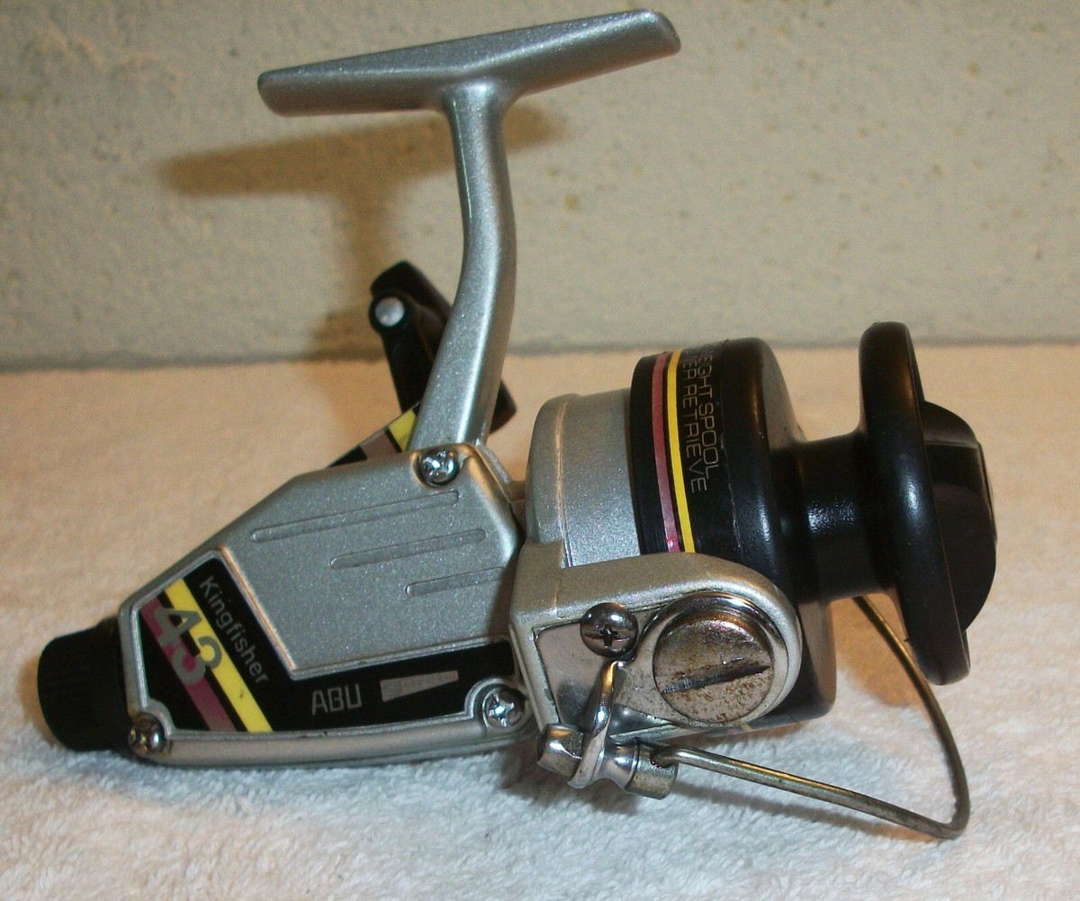Abu Garcia Kingfisher 43 Spinning Reel made in Korea Good Working