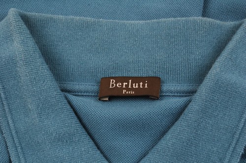 Polo Berluti Original Hombre Azul Talla XXL, H1615 - Imagen 5 de 6