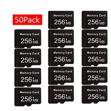 50 Pack Micro SD Card 256MB Memory Card SD Card Secure Digital Flash Card