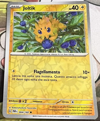 Pokemon Zeitparadoxon PARit DEU: JOLTIK 064/182 Common Reverse