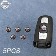 5PCS 11MM Remote Car Key emblem Badge Decal Sticker for B3 B4 B5 B6 B7 ALP-INA