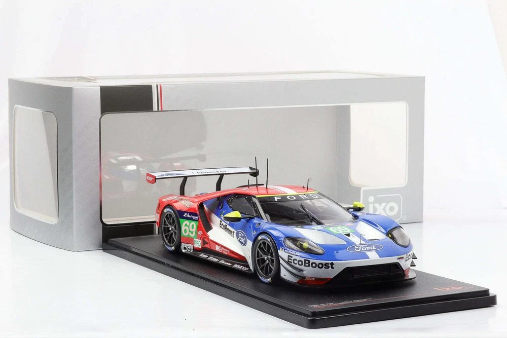 IXO 1/18 - FGT18111 - FORD GT - LE MANS 2016
