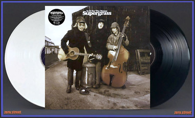 SUPERGRASS In It For The Money 2LP on BLACK/WHITE VINYL New SEALED colored