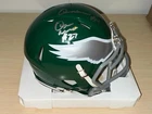 Quinyon Mitchell autographed Kelly Green Mini Helmet inscribed “Quintanamo Bay”.