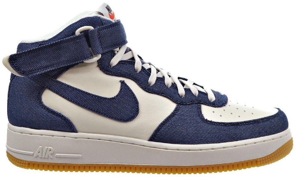 Nike Air Force 1 '07 Mid Denim Gum for Sale | Authenticity
