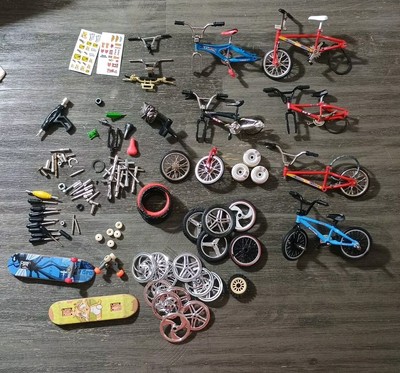 Flick Trix- Toy Zone- Tech Deck Bikes - Finger Board - Tools Pieces Large Lot