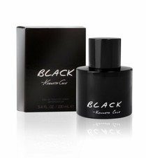 NIB - KENNETH COLE 'BLACK' EAU DE TOILETTE FOR MEN - 3.4fl.oz / 100mL (Sealed)