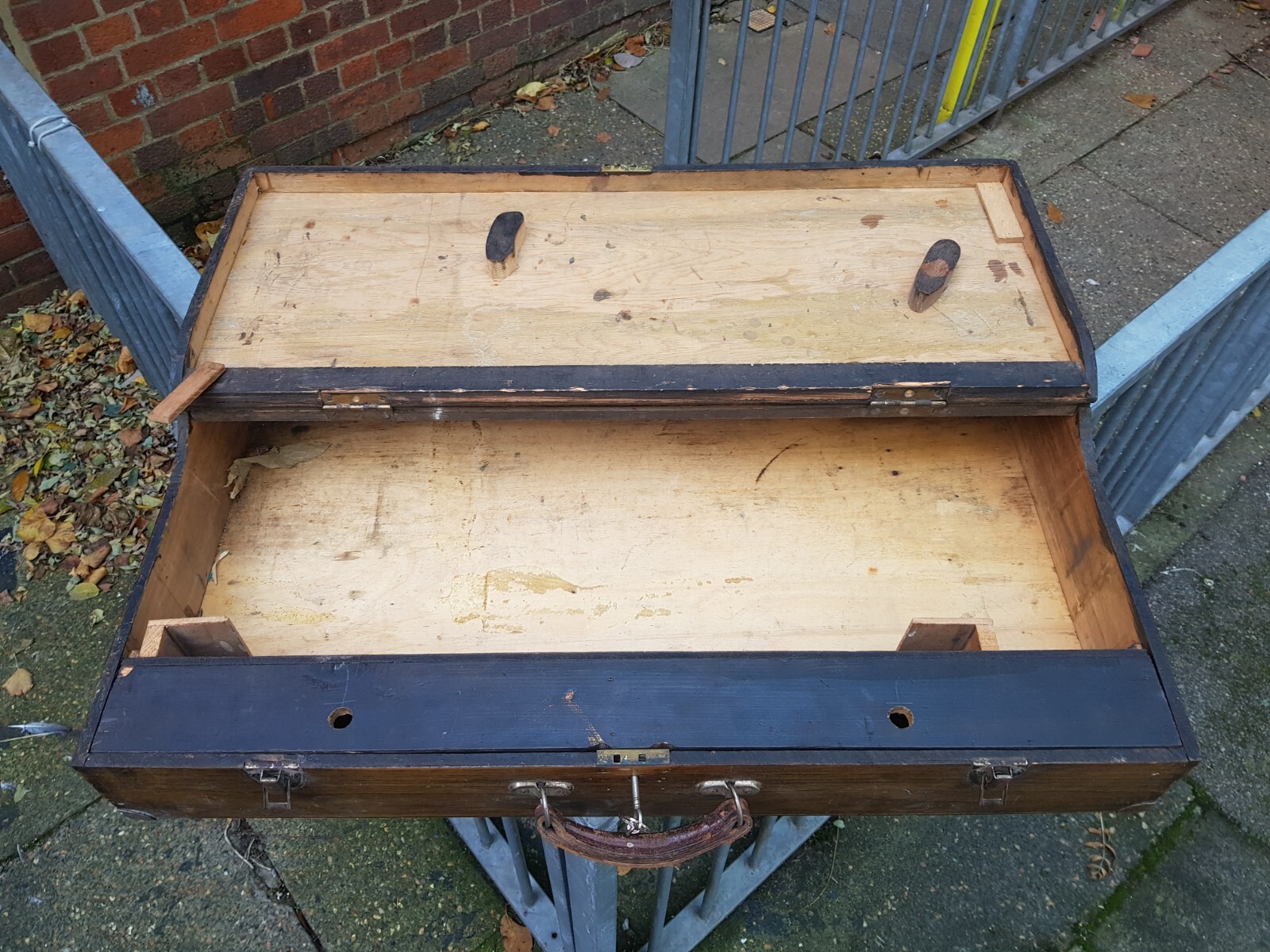 Wooden Vintage Used Toolbox eBay