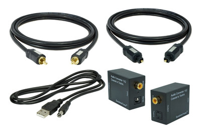 2m SunshineTronic Premium Digitale Toslink Cavo Audio LWL Spdif HQCR-2 - Foto 6