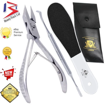 BEAUTYTRACK Tagliaunghie Punta Tagliaunghie Pinze Podologia Tedesca Chiropodi Resistente Spessore CE