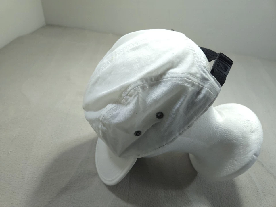 Oakley Hat Cap Mens Five 5 Panel White Adjustable Big Logo Custom Fit Mark II - Image 3 of 4