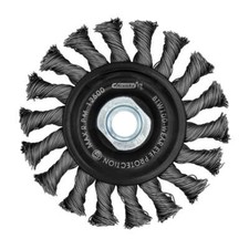 Josco Brumby Brush Wheel Multi Thread 0.50 Twist Knot Wire 100mm diameter
