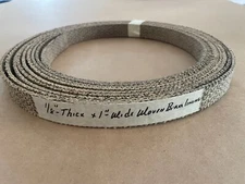 1/8"- thick x 1" -wide Woven brake lining (sold by the foot)