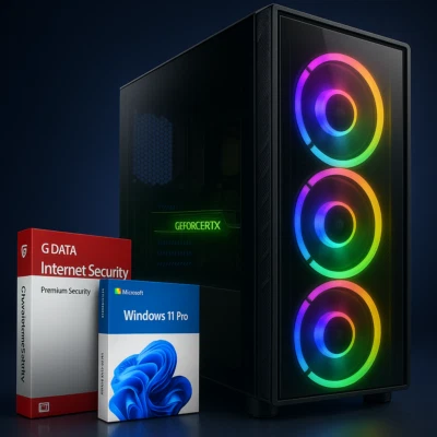 HMCW Gaming PC AMD Ryzen 9 | 32GB RAM | 1TB M.2 SSD | Nvidia RTX 5060 8GB | Win 11