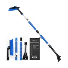 AstroAI 62.4" Ice Scraper and Extendable Snow Scraper for Car Windshield with...