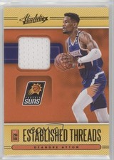 2020 Panini Absolute Memorabilia Established Threads Level 1 DeAndre Ayton 0b2
