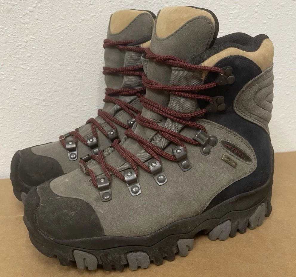 Merrell Womens Sz 5.5 Polar Bear Polartec Insulated Waterproof Hiking Boots